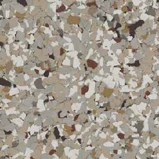 Creekbed flake finish