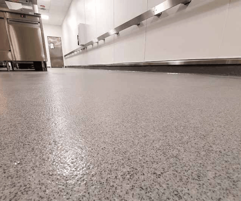 Industrial warehouse epoxy floor